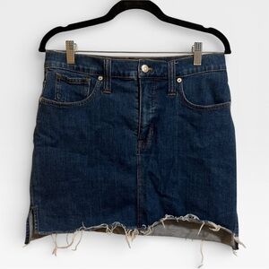 Madewell dark denim skirt size 29